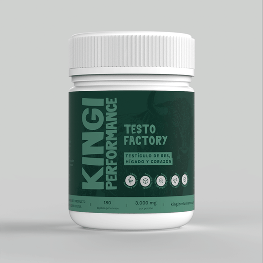 Testo Factory: Hígado, Corazón y Testículo de res.